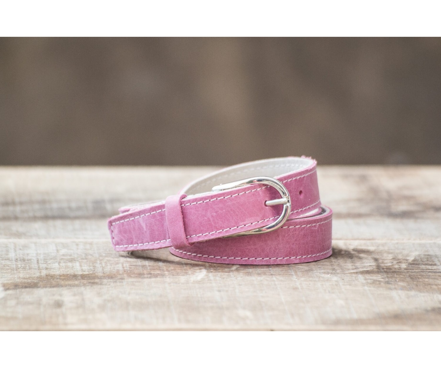Ceinture LA SABIN en Velours Vieux Rose